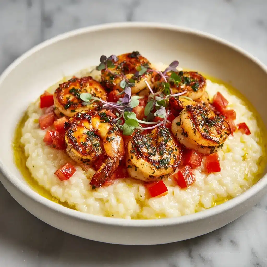 Pesto Shrimp and Parmesan Risotto Recipe