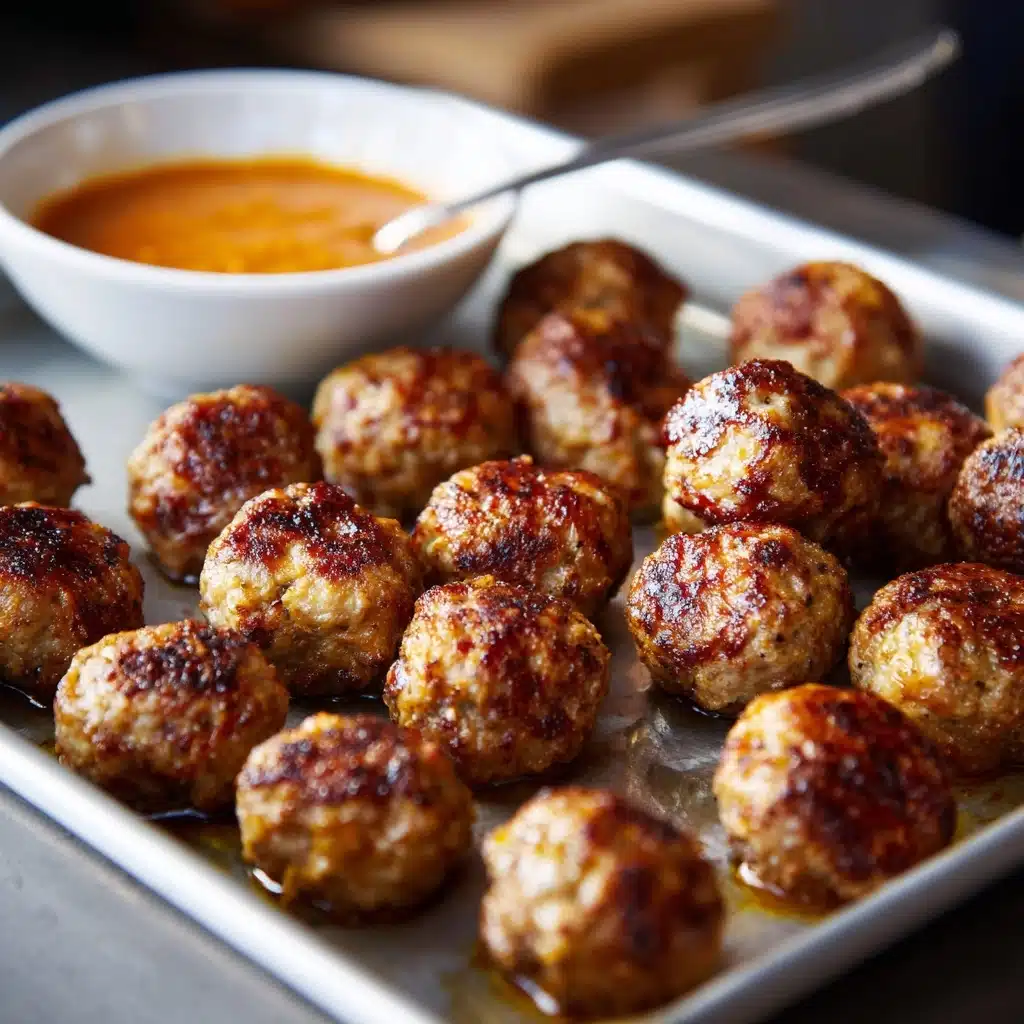 Best Anytime Baked Chicken Meatballs Recipe - Recipe Image