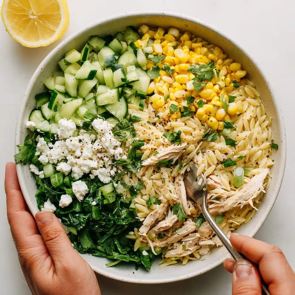 Zippy Orzo Summer Salad Recipe
