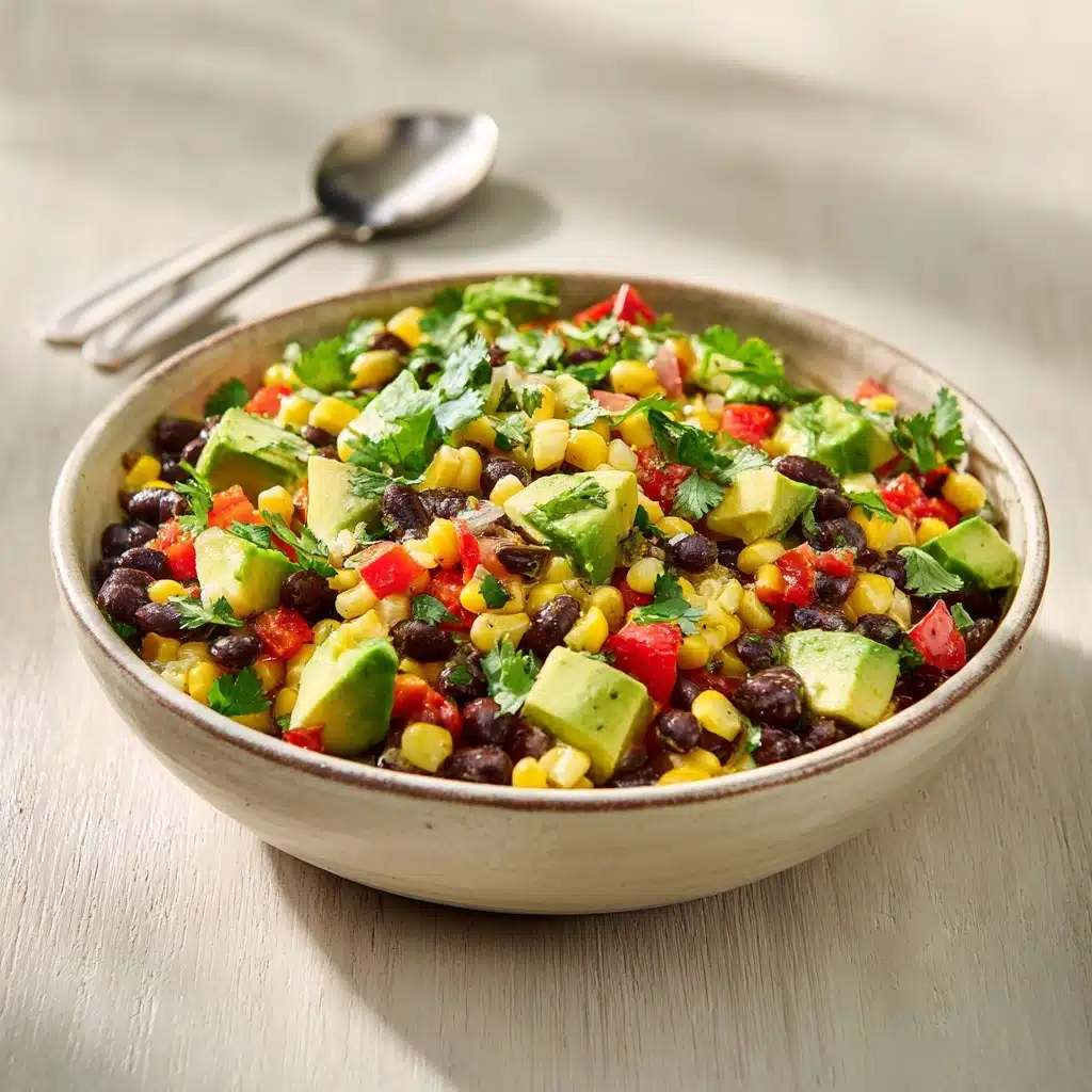 Black Bean Salad with Lime Vinaigrette Recipe - Recipe Image