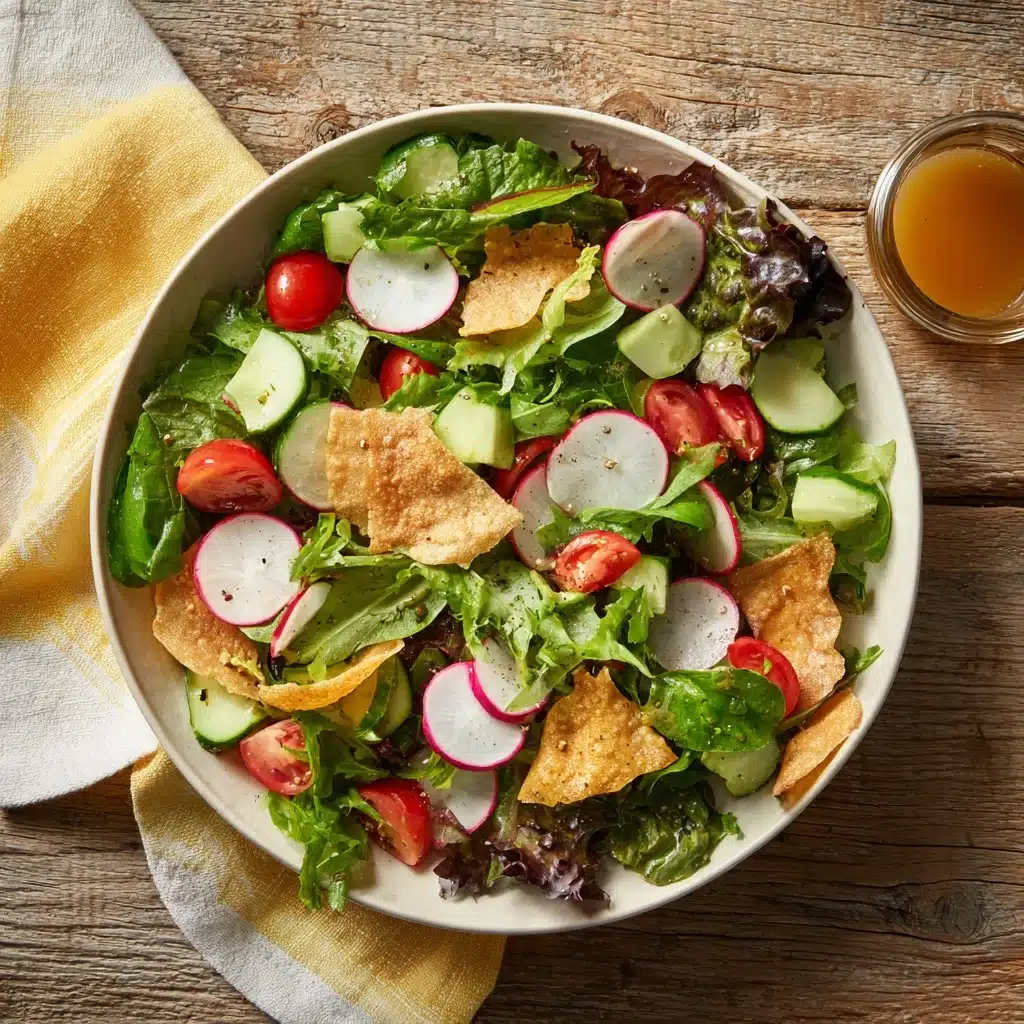 Fattoush (Middle Eastern Bread Salad) Recipe - Recipe Image