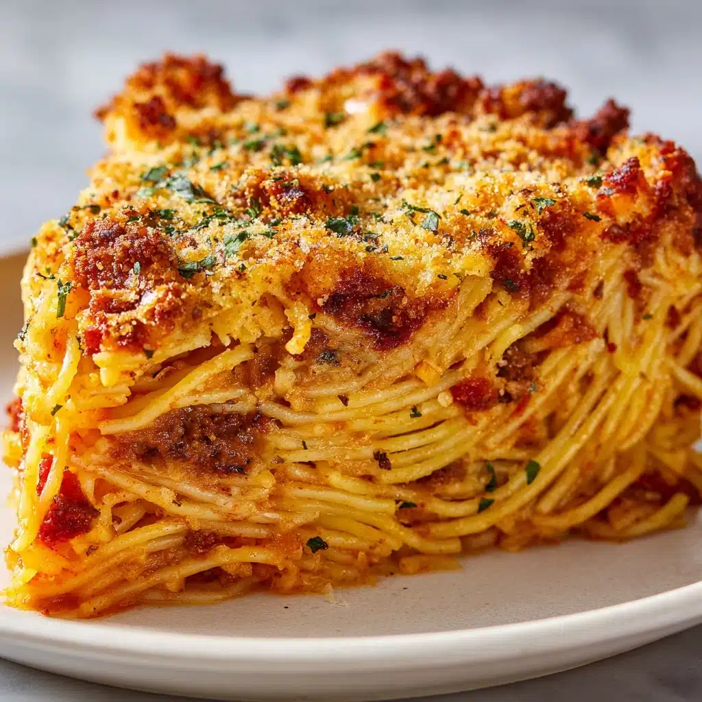 Spaghetti Pie Recipe - Recipe Image