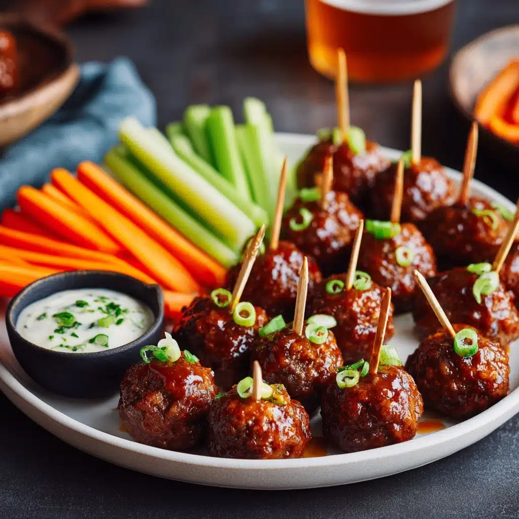 Buffalo Chicken Meatballs Recipe - Recipe Image