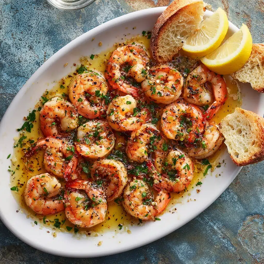 Sheet Pan Garlic Butter Shrimp Recipe - Recipe Image