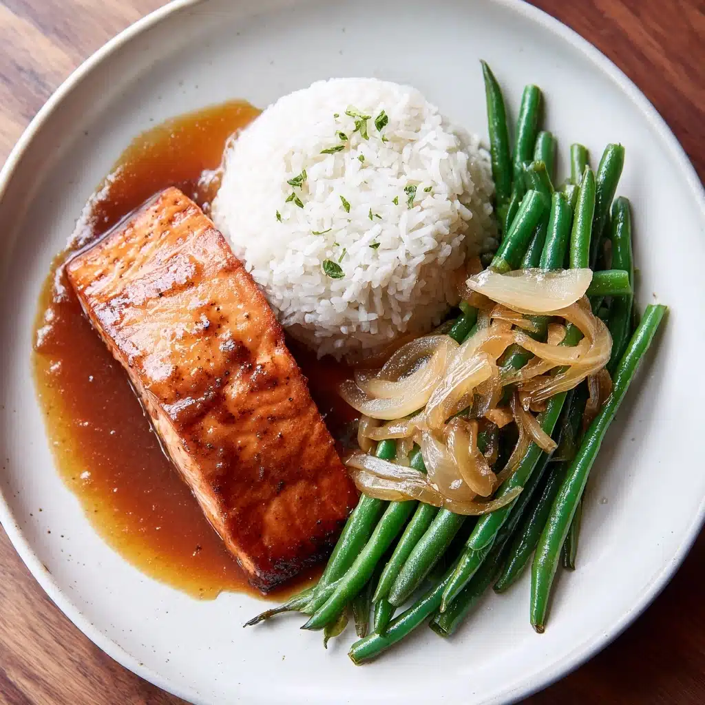 Pan-Seared Salmon with Soy Mustard Glaze Recipe - Recipe Image