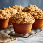 Oat Muffins with Pecan Streusel Topping Recipe