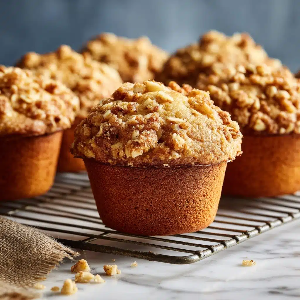 Oat Muffins with Pecan Streusel Topping Recipe