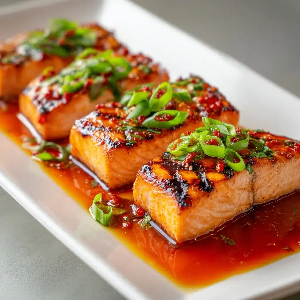 Broiled Salmon with Thai Sweet Chili Glaze Recipe - Recipe Image