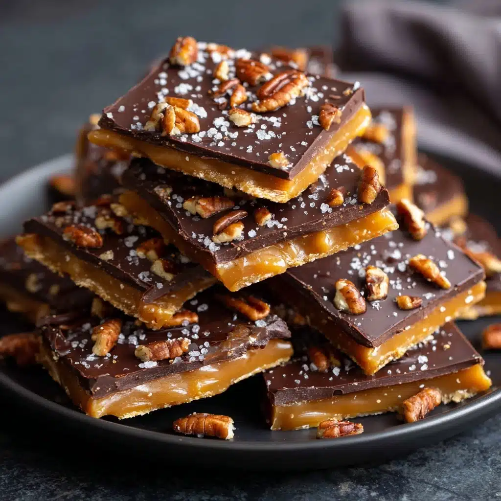 Chocolate Toffee Matzo Crack Recipe - Recipe Image