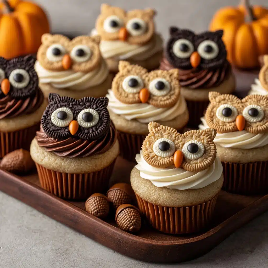 Halloween Owl Cupcakes Recipe - Recipe Image