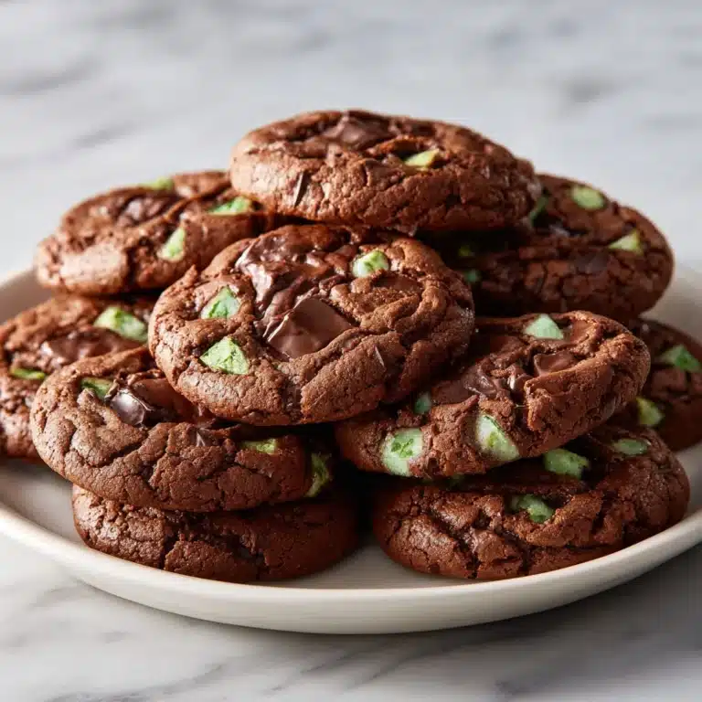 Double Chocolate Mint Cookies Recipe