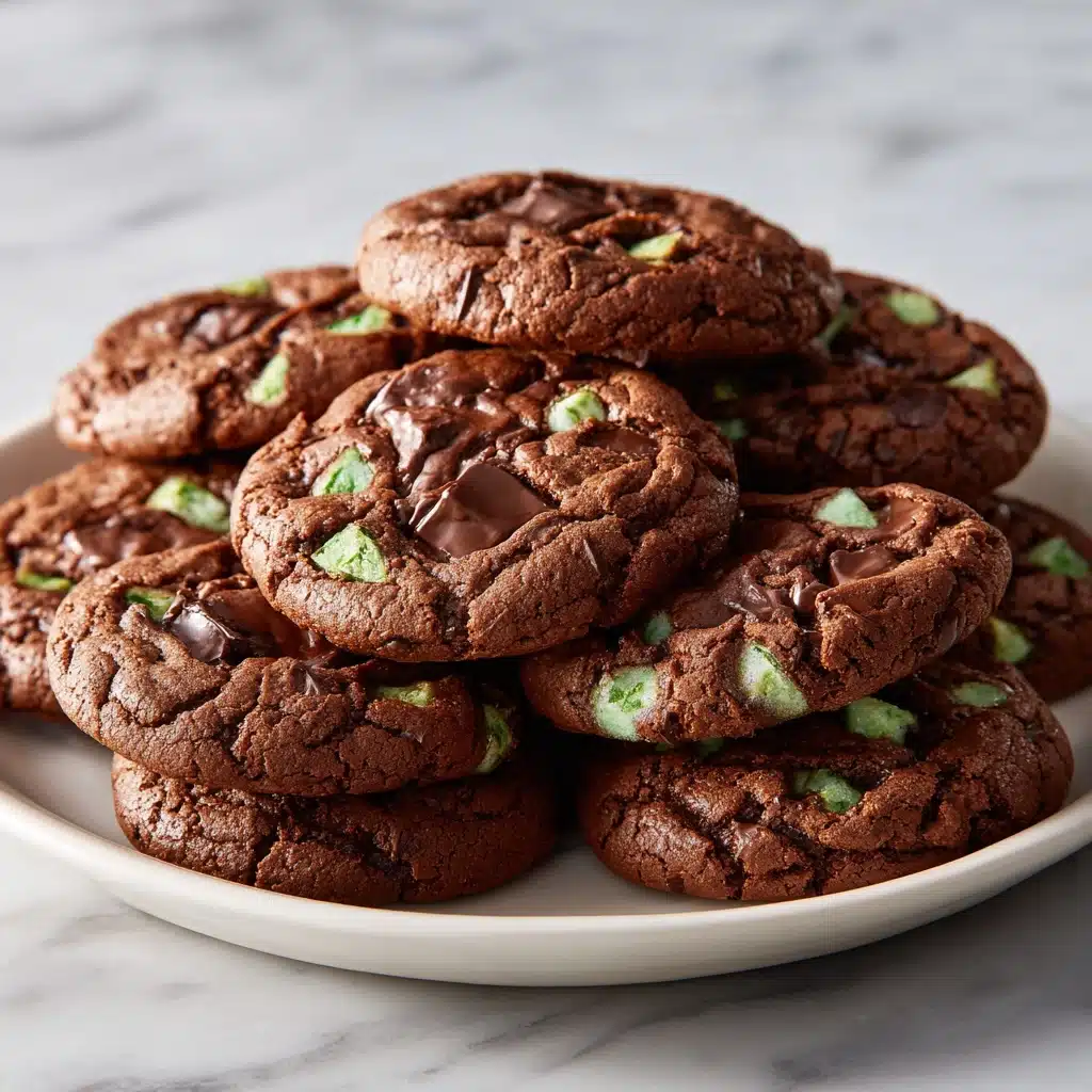 Double Chocolate Mint Cookies Recipe