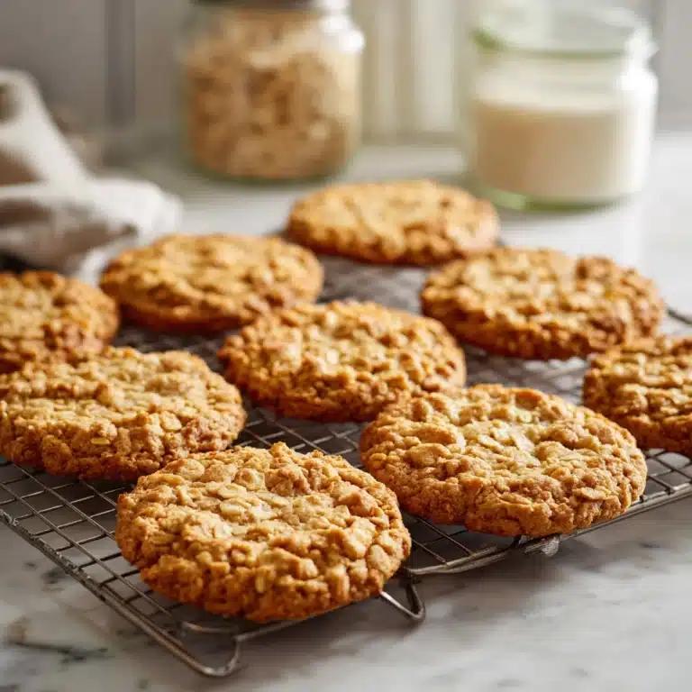 Crispy Banana Oatmeal Cookies Recipe