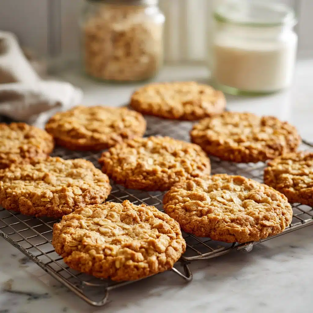 Crispy Banana Oatmeal Cookies Recipe - Recipe Image