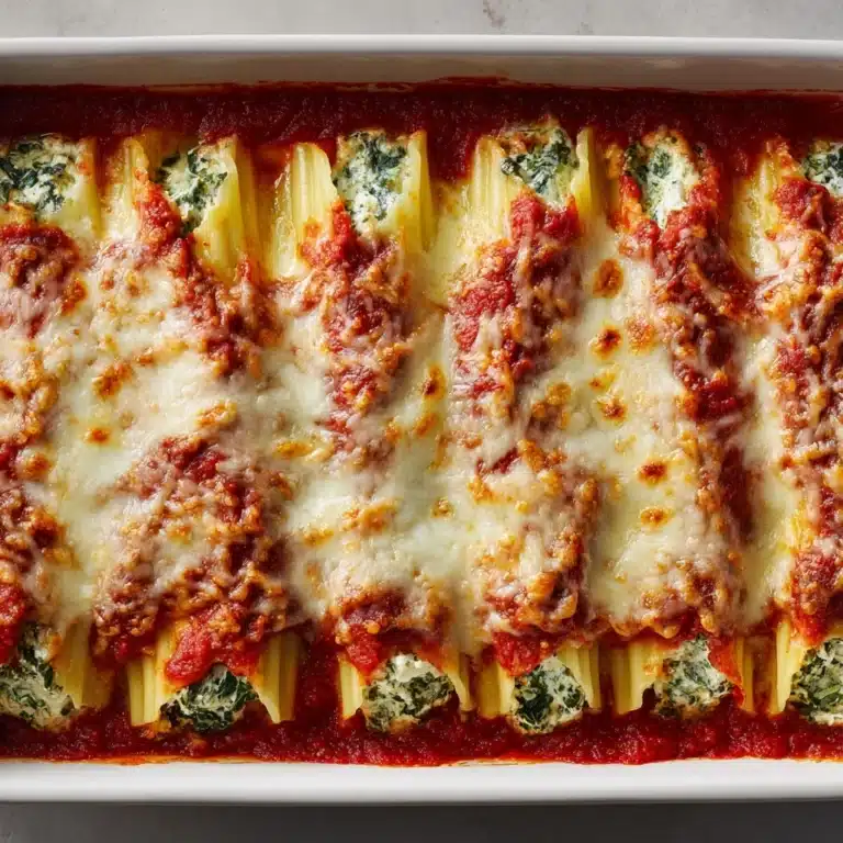 Spinach Manicotti Recipe