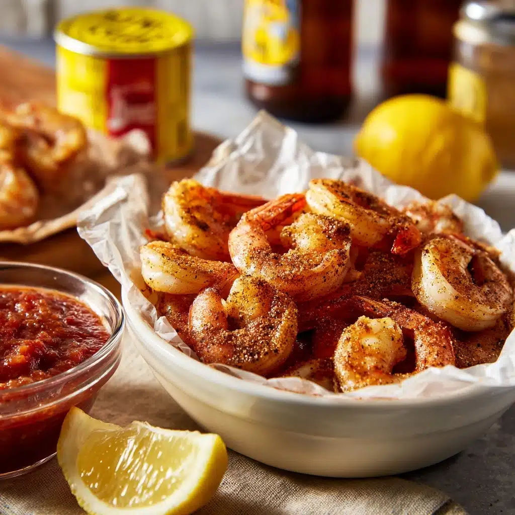 Peel-and-Eat Boiled Shrimp with Cocktail Sauce Recipe - Recipe Image