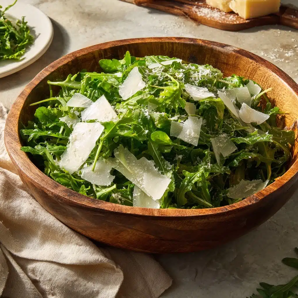 Arugula Salad with Lemon, Olive Oil, and Parmigiano-Reggiano Recipe - Recipe Image