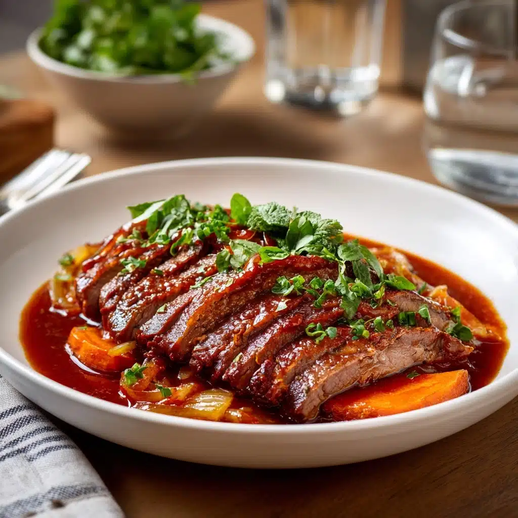 Classic Braised Brisket with Onions Recipe - Recipe Image