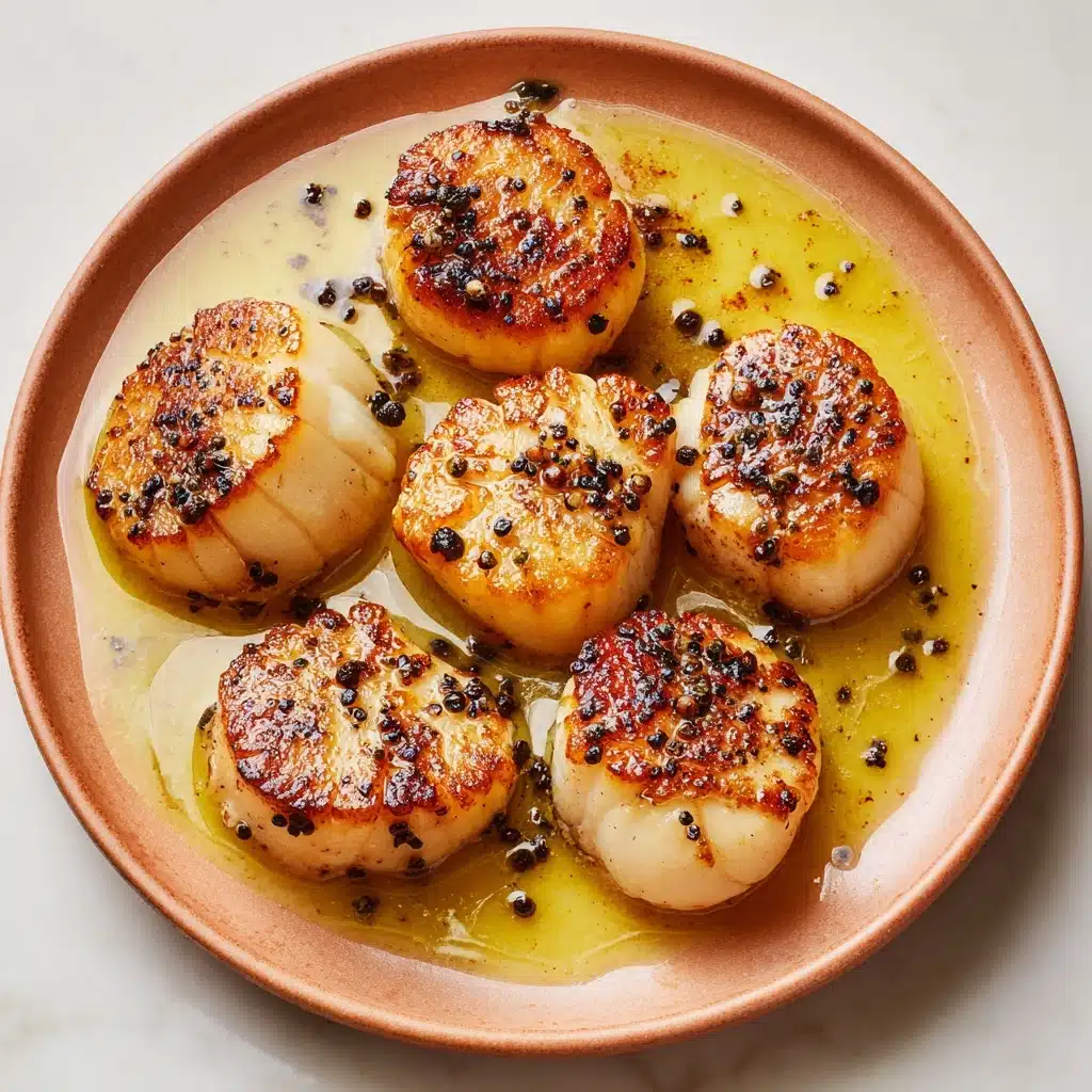 Pan-Seared Scallops with Lemon Butter Recipe - Recipe Image
