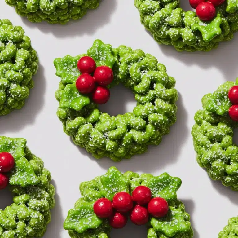 Christmas Wreath Cookies Recipe