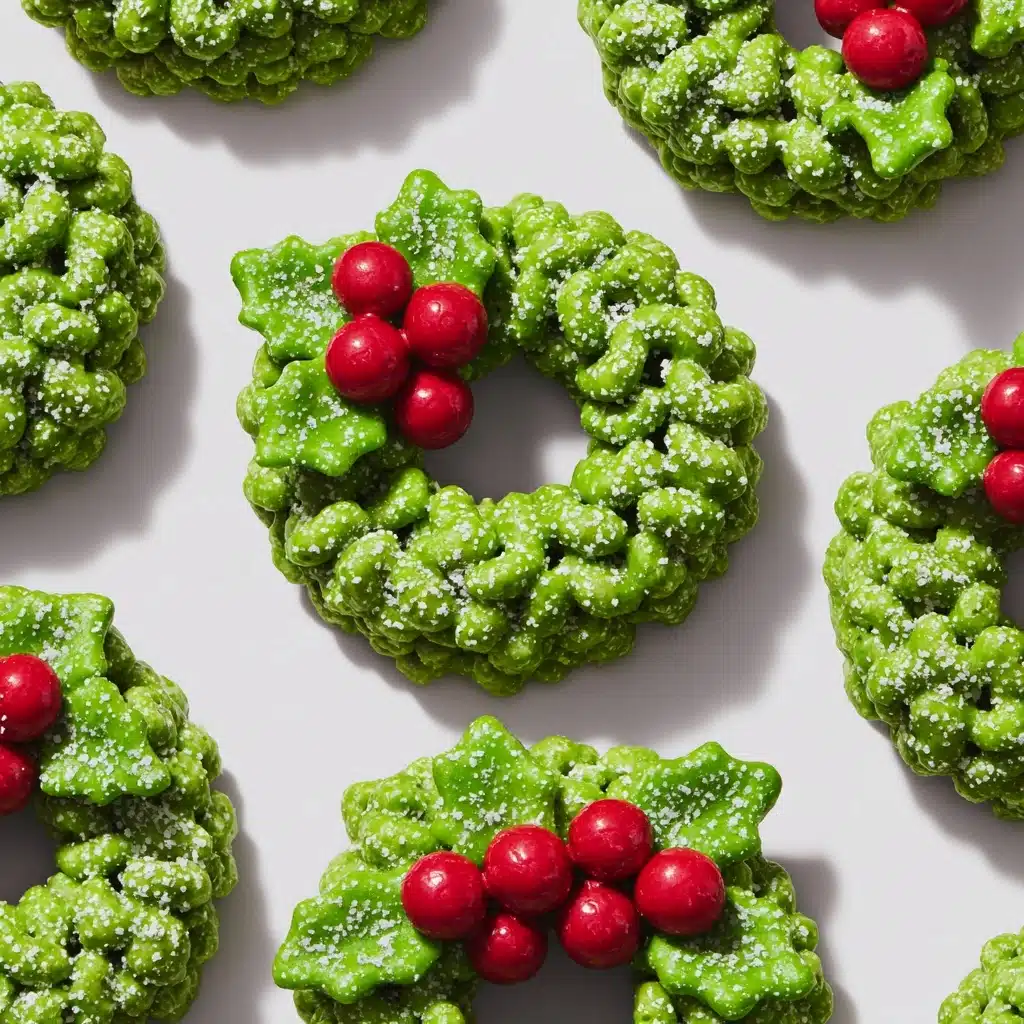 Christmas Wreath Cookies Recipe