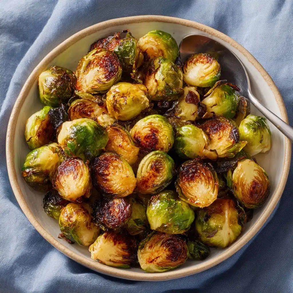 Roasted Brussels Sprouts with Balsamic Vinegar and Honey Recipe - Recipe Image