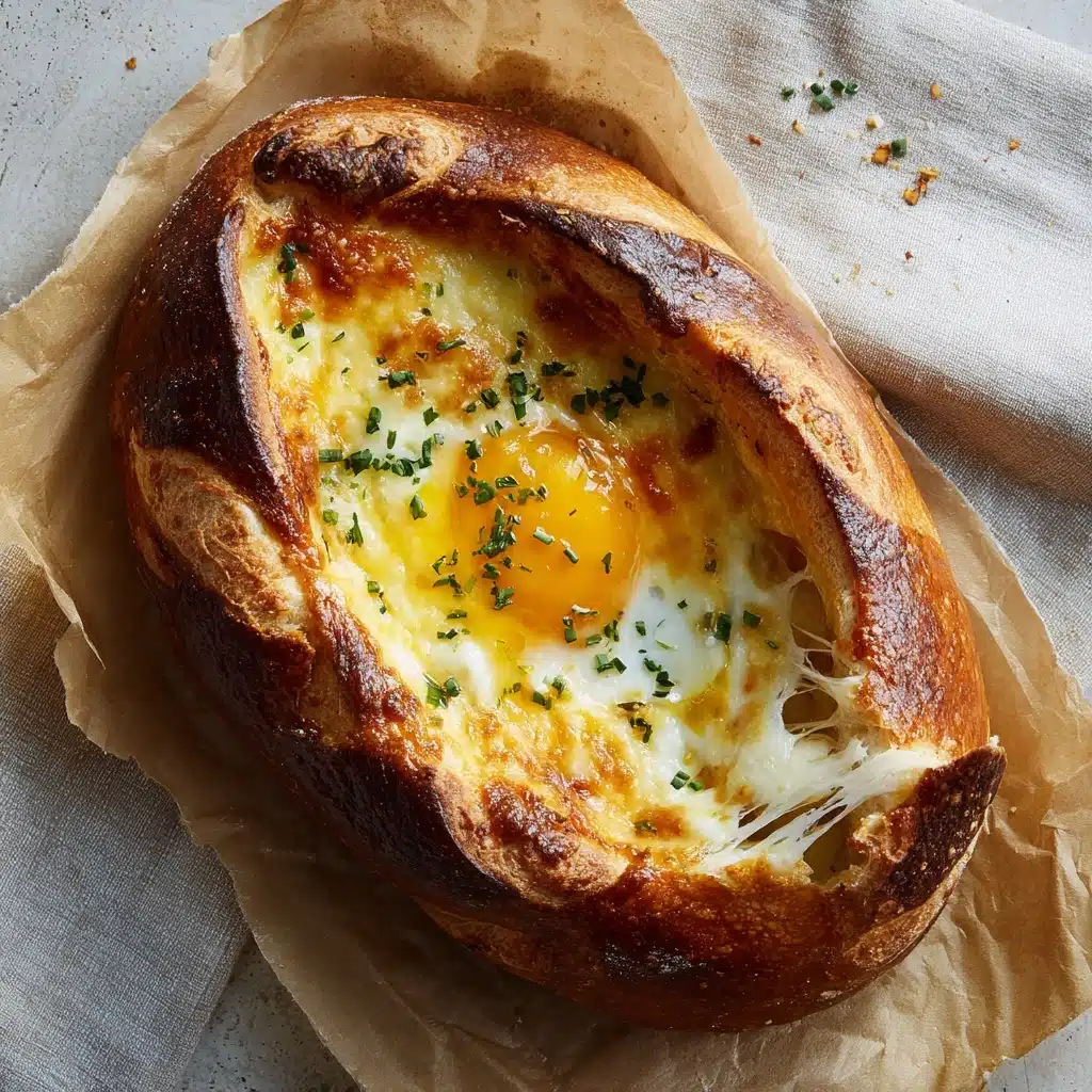 Khachapuri (Georgian Cheese Bread) Recipe - Recipe Image