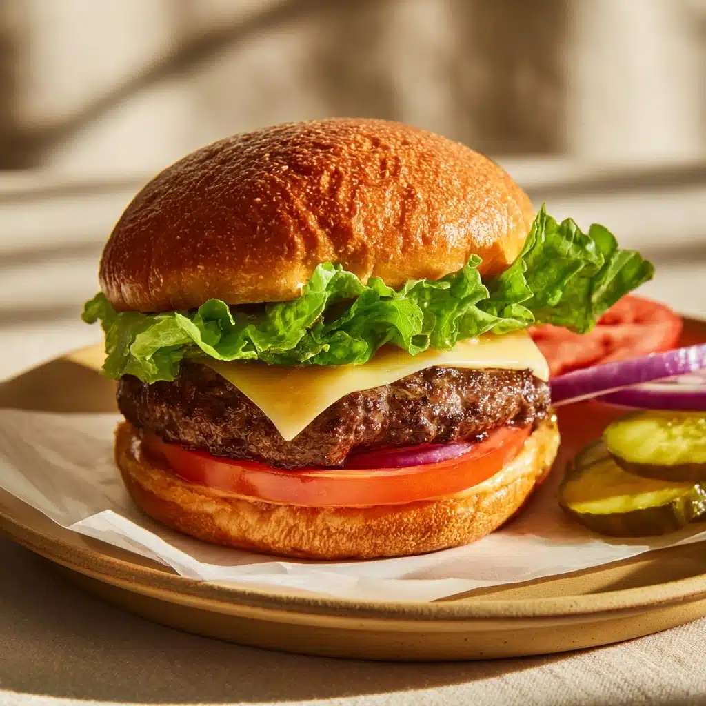 Steakhouse Burgers Recipe - Recipe Image