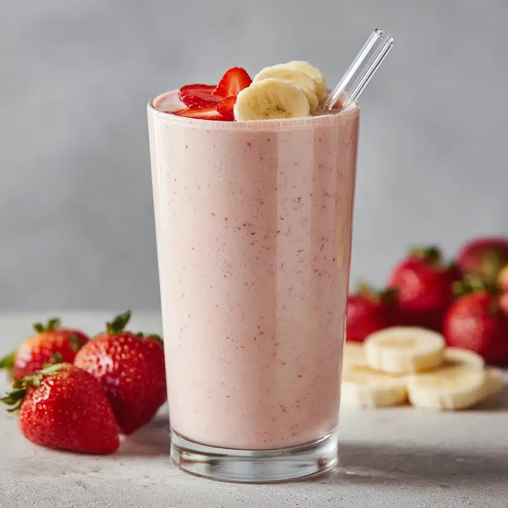 Strawberry Banana Smoothie Recipe - Recipe Image