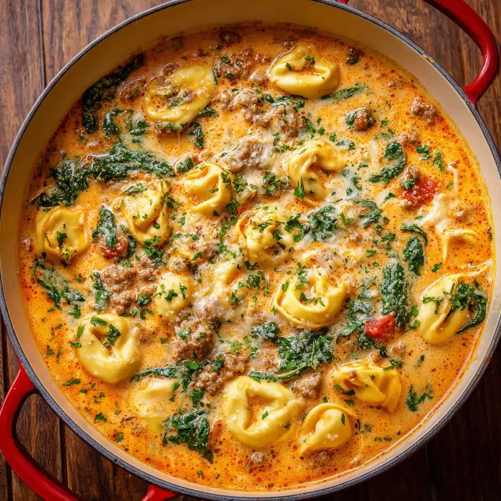 Creamy Sausage Tortellini Soup Recipe - Recipe Image
