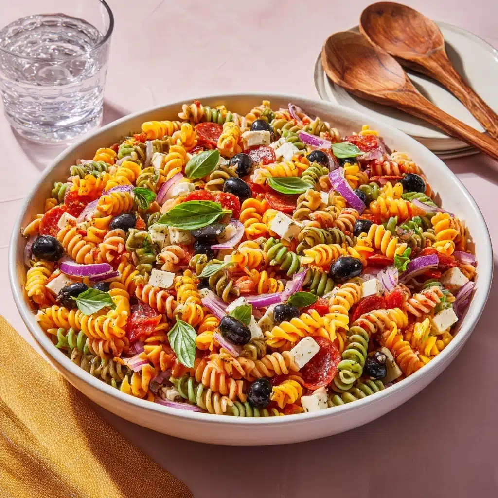 Pepperoni Pasta Salad Recipe - Recipe Image