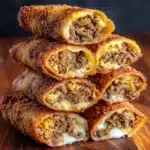 Philly Cheesesteak Egg Rolls Recipe