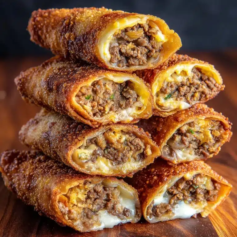 Philly Cheesesteak Egg Rolls Recipe