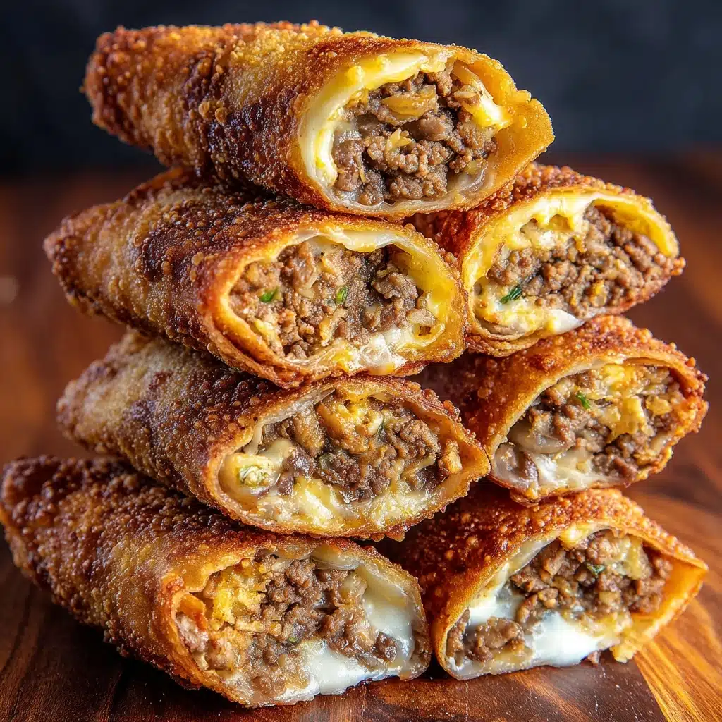 Philly Cheesesteak Egg Rolls Recipe