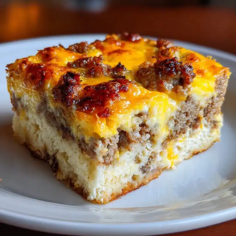 Sausage Egg Biscuit Casserole Recipe