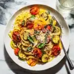 Pasta with Zucchini and Cherry Tomatoes Recipe