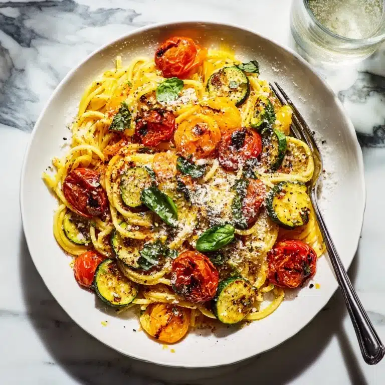 Pasta with Zucchini and Cherry Tomatoes Recipe