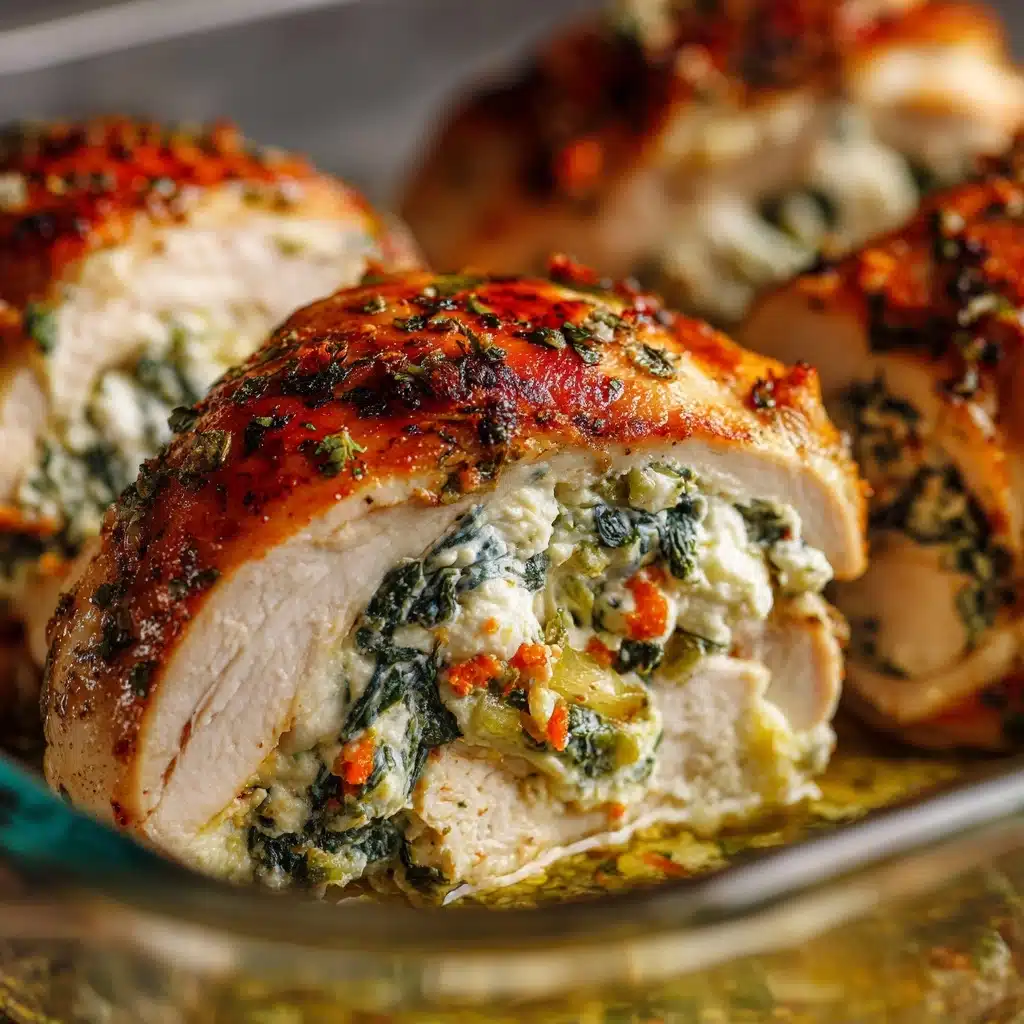 Spinach Cream Cheese Stuffed Chicken Recipe - Recipe Image