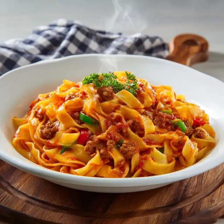 Italian Drunken Noodles Recipe