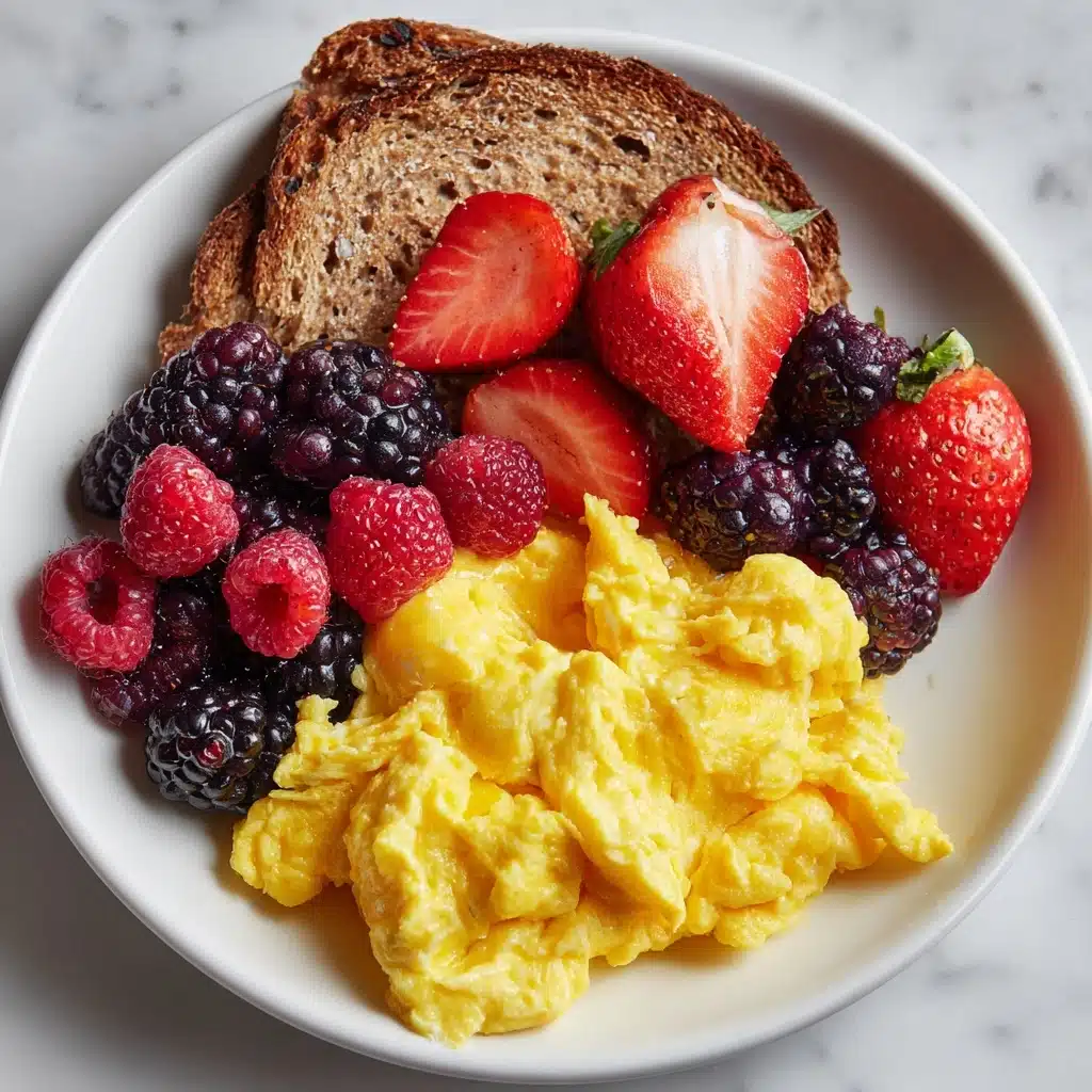 Perfect Fluffy Scrambled Eggs Recipe - Recipe Image