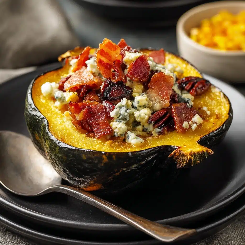Baked Pecan Thyme Acorn Squash Recipe - Recipe Image