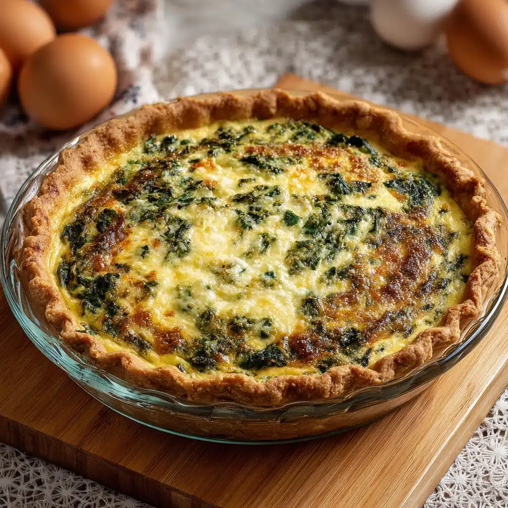Spinach and Feta Quiche Recipe - Recipe Image