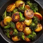 Roasted Parmesan Potatoes & Broccoli Recipe