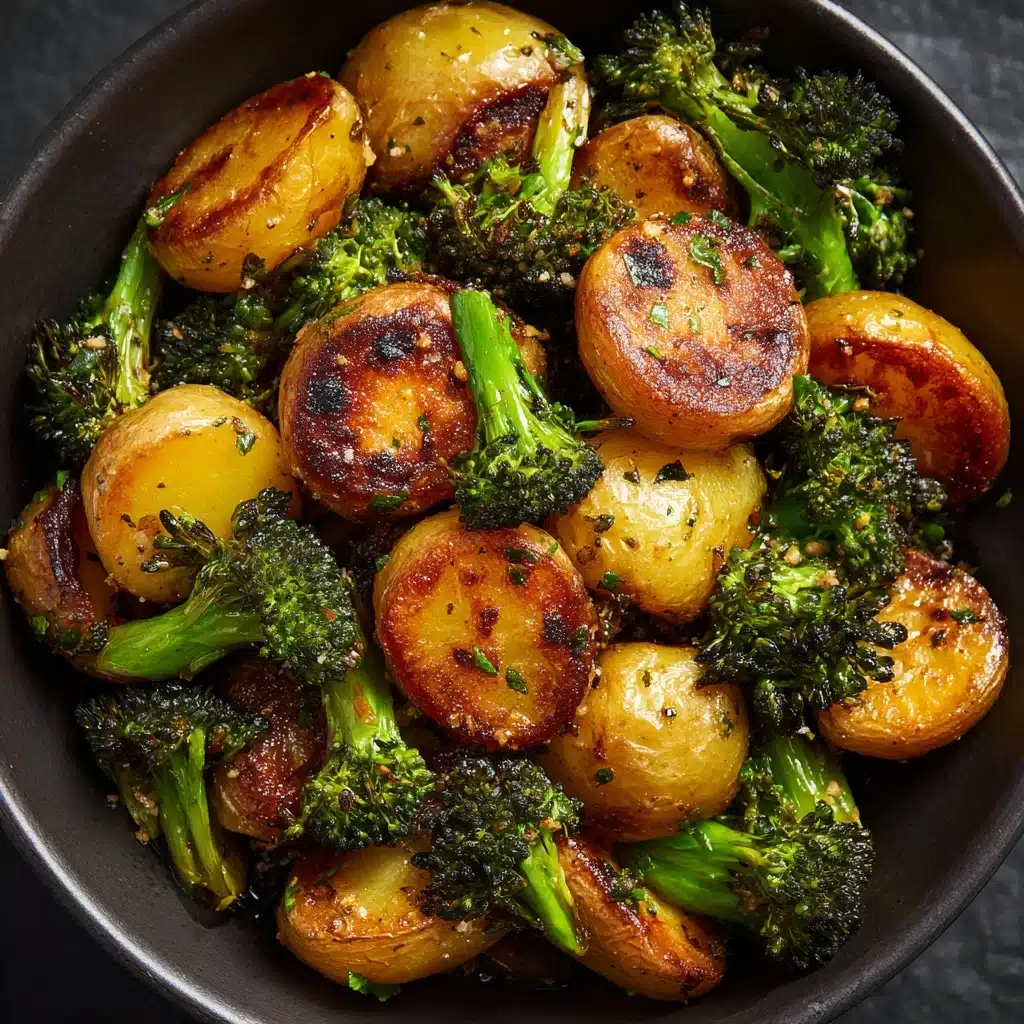 Roasted Parmesan Potatoes & Broccoli Recipe - Recipe Image