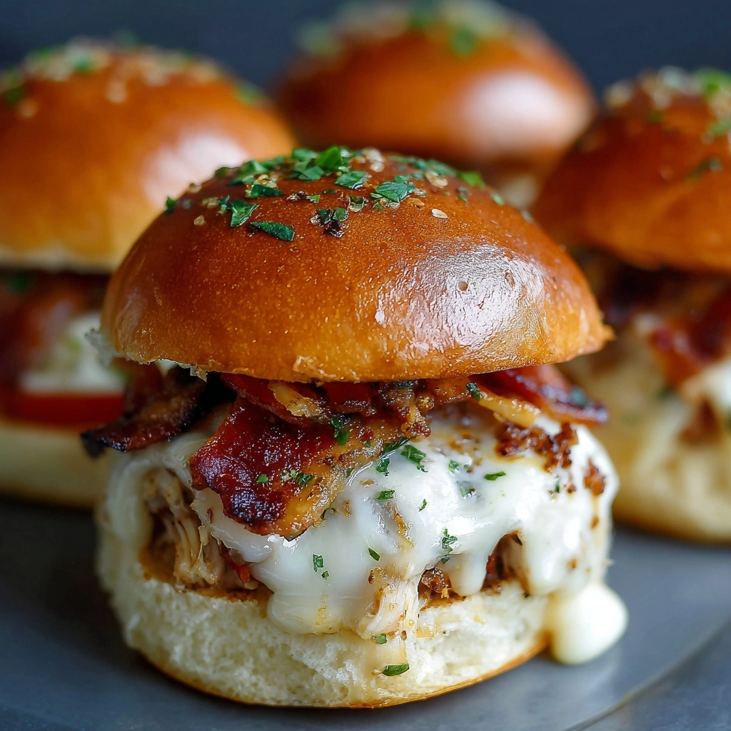 Kentucky Hot Brown Sliders Recipe - Recipe Image