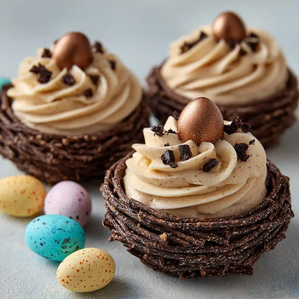 Chocolate Meringue Easter Nests Recipe - Recipe Image