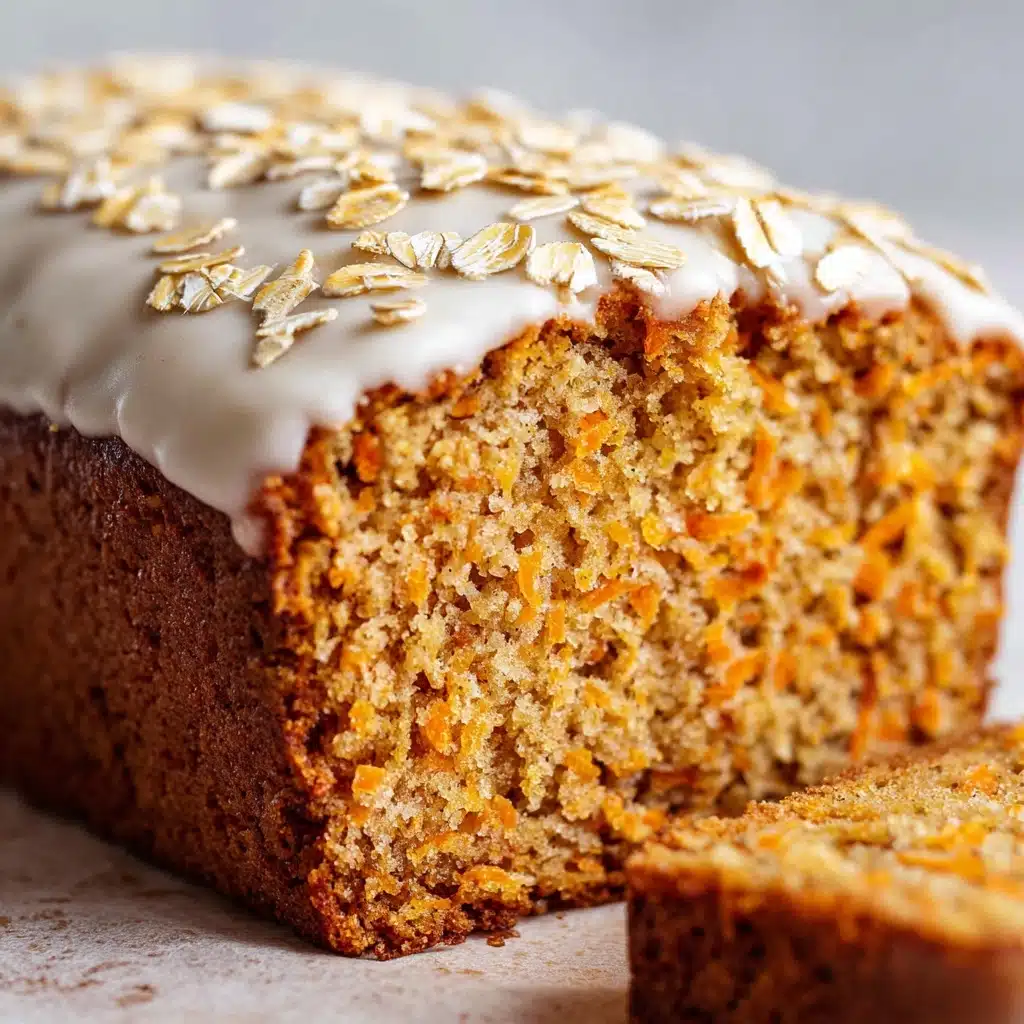 Healthy Oatmeal Carrot Cake Loaf Recipe - Recipe Image
