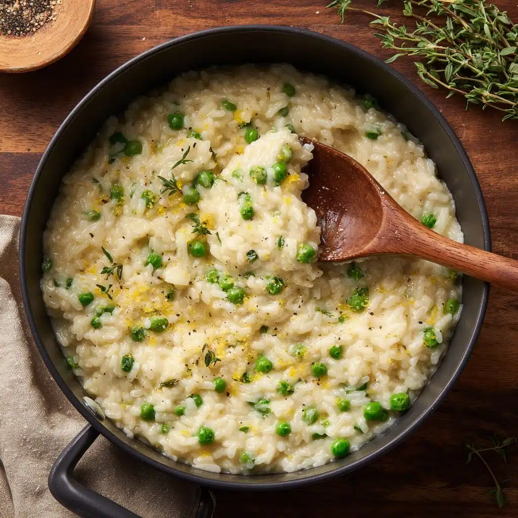 Pea Risotto Recipe - Recipe Image