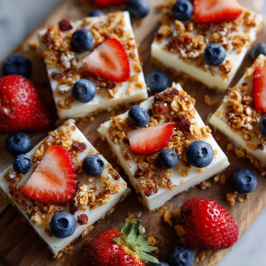 Frozen Yogurt Bars Recipe - Recipe Image