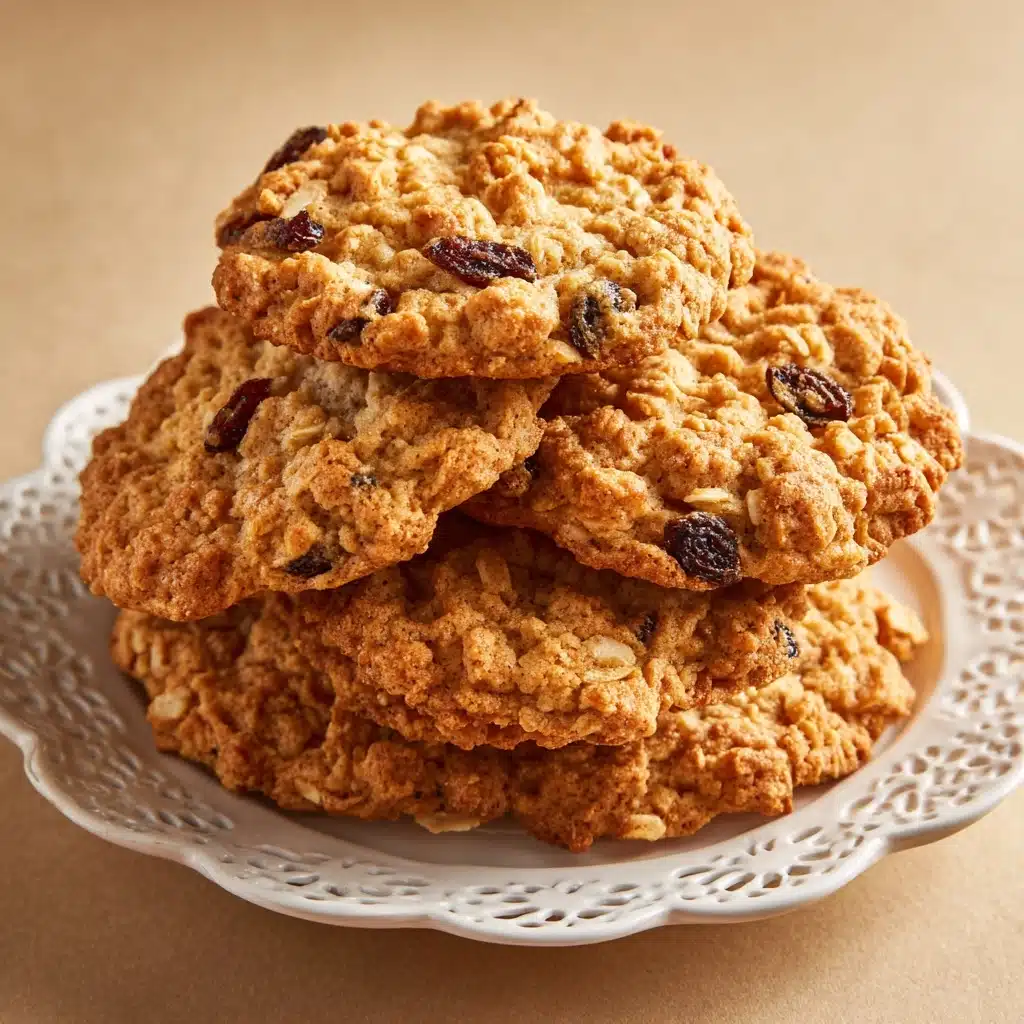 Soft Chewy Oatmeal Raisin Cookies Recipe - Recipe Image